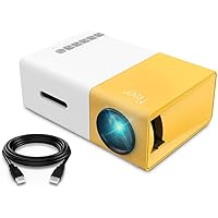 Mini Projector, Meer Portable Pico Full Color LED LCD Video Projector for Children Present, Video TV Movie, Party Game…