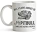 Pitbull Mom Gifts Mug For Christmas Women Men Dad Decor Lover Decorations Stuff I Love Pitbull Coffee Accessories Talking Art Apparel Funny Birthday Gift Home Supplies Products Dog Coffee Cup Mugs