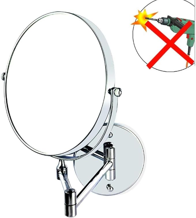 SYDDP Vanidad de baño Espejos de baño Espejo for afeitarse 3-5-7-10X