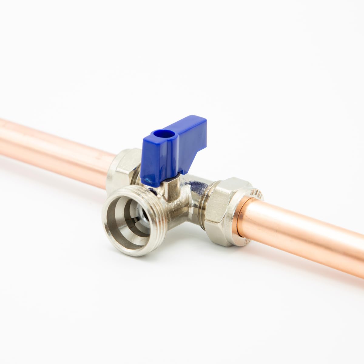 Plumb Bliss Washing Machine Valve - Tee (15mm x 15mm x 3/4")