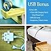 MintCreek Bed Shelf 2.0 | Easy Device Charging | College Dorm, Bedside Storage, Bunk Beds | Removable Sides | 10 Power Cord Slots | Bedside Organizer (USB Bonus=$30 Value)