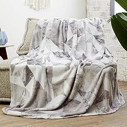 Elegant Comfort Lightweight Printed Throw