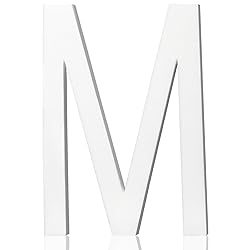 5 Inch Acrylic Frosted Matte White Letter