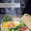 Handmade-Bamboo-Steamer-10-Inch-Bamboo-Steam-Basket-Round-Bao-Bun-Steamer-Double-Layer-Dumpling-Steamer-2-Tier-with-Lid-Chinese-Style-Steamer-Healthy-Cooking-for-VegetablesDim-SumMeat-Fish Handmade Bamboo Steamer, 10 Inch Bamboo Steam Basket, Round Bao Bun Steamer, Double-Layer Dumpling Steamer, 2 Tier with…