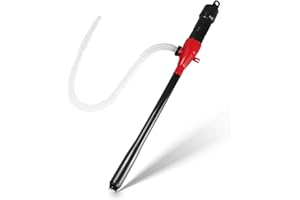FUELIO Fuel Transfer Pump -Battery Operated Gas Pump - Liquid Transfer Pump for Water Kerosene Gasoline Pump - Battery Powere