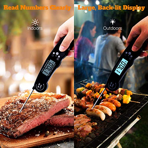 Meat Thermometer, WAVELANE Meat Thermometers for Cooking Grilling and