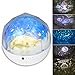 KISTRA Led Night Light Mysterious Ocean Lampshade Mermaid Porjection Light
