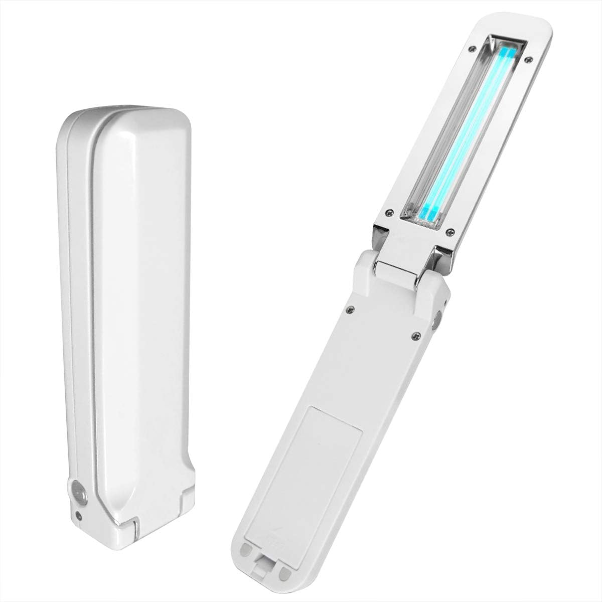 DERCLIVE UVC Handheld Sterilization Sanitizer Light lamp Portable UV Bulb Ultraviolet Germicidal Lamp for Hotel Household Office