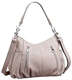 Heshe Women’s Leather Shoulder Handbags Cross Body Bags Hobo Totes Top Handel Bag Satchel and Purse for Ladies