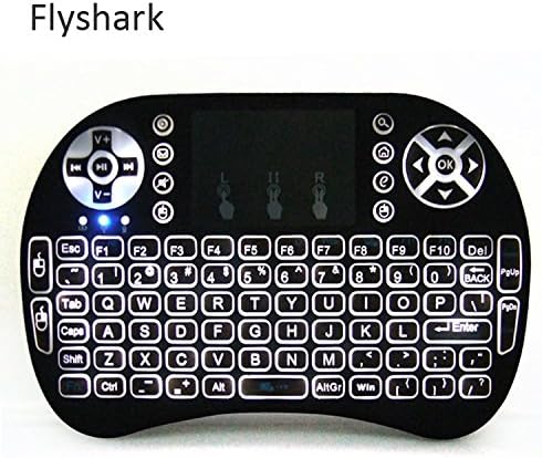 Mini Wireless Keyboard Mouse Combo 2.4Ghz Rii QWERTY Luminous Remote Designed for Mini PC,Notebook,Car TV,HTPC,Hardiskplayer,Networdplayer,X-BOX 360,PS3 Android TV Boxes