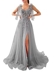 Dymaisei Sweetheart Lace Prom Dresses Spaghetti