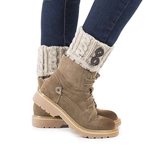 image for Women Boot Knit Cuffs,Short Crochet Leg Warmers, Variety of Styles Win