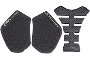 motorbike tank side protectors + Motorcycle Gas Tank Pads Traction Side Fuel Knee Grip Decal for Honda CBR600RR 2003 to 2012 