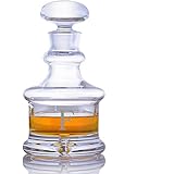 Personalized Larchmont Lead-Free Liquor and Whiskey Decanter by Ravenscroft - Perfect for Christmas and the Holidays