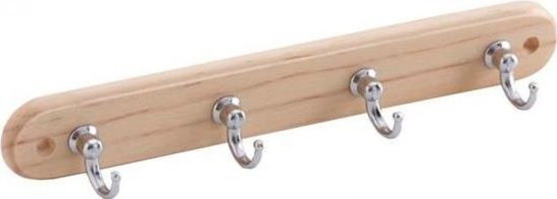 Headbourne Hr0716p Key Tidy 4h Chrome On Pine
