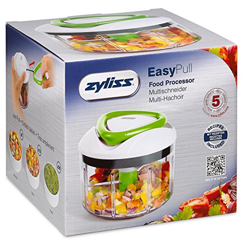 ZYLISS Easy Pull Food Chopper and Manual Food Processor Vegetable