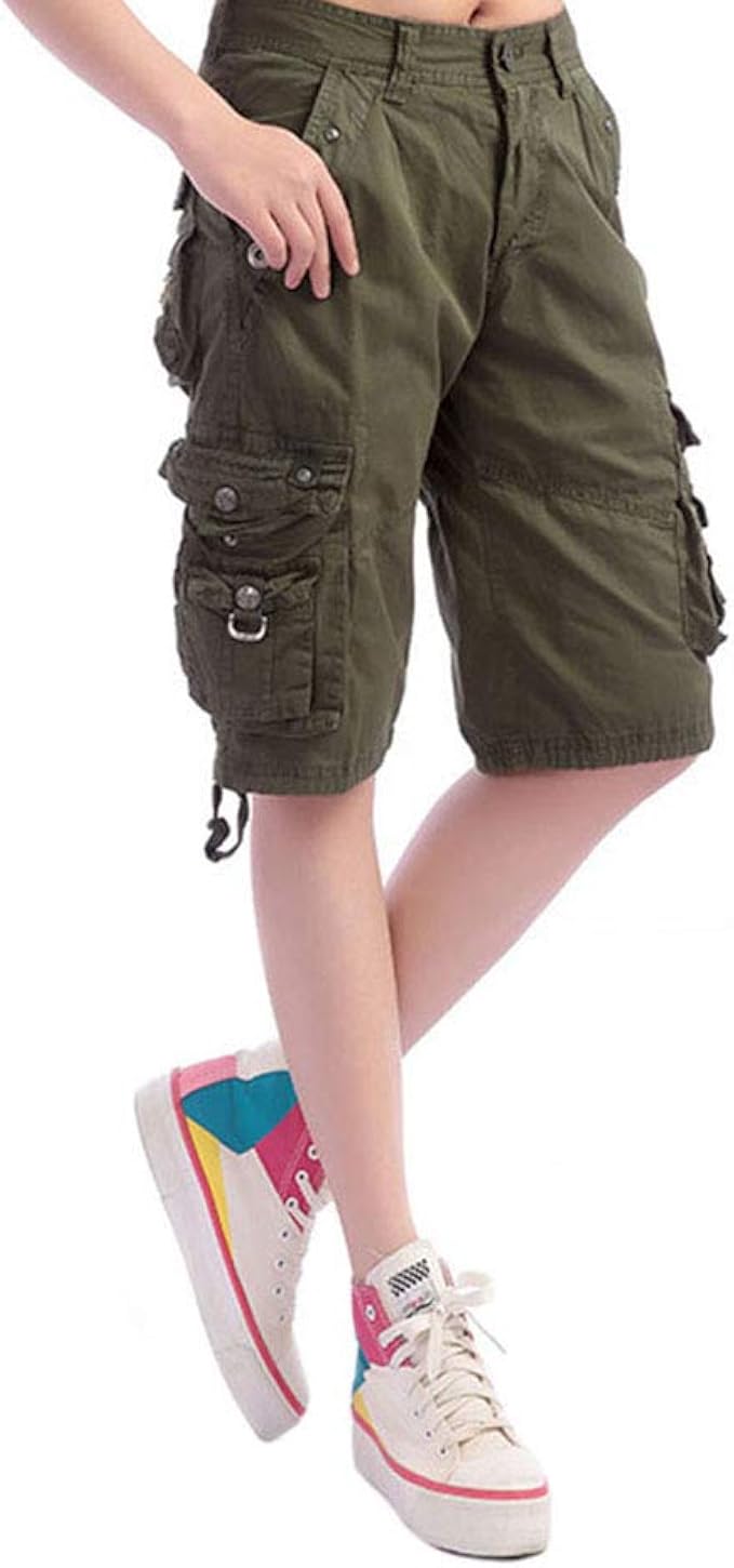 ladies cargo shorts