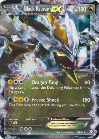 Pokemon - Black Kyurem-EX (101/149) - BW - Boundaries Crossed - Holo