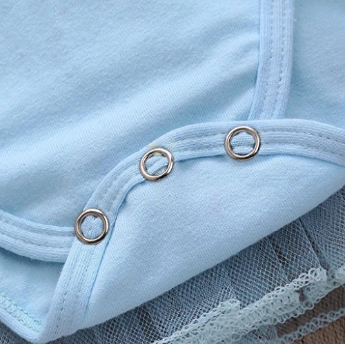 1-7 Years Old Girls,Yamally_9R Toddler Girls Ballet Dress Leotard Dance Skirt Gymnastics Strap Dancewear Clothes (4T, Light Blue)