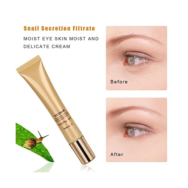 Snail-Repair-Eye-Cream-Natural-Snail-Secretes-Mucus-Extract-Eye-Serum-for-Moisturing-Dark-Circles-Puffiness-Wrinkles-Sagging-Anti-aging-Skin-Care-Lotion Snail Repair Eye Cream Natural Snail Secretes Mucus Extract Eye Serum for Moisturing, Dark Circles, Puffiness, Wrinkles…