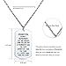 danjie To My GrandSon Dog Tag Military Stainless Steel Pendant Necklace Grandson Always Remember You are Braver Stronger Smarter than you think