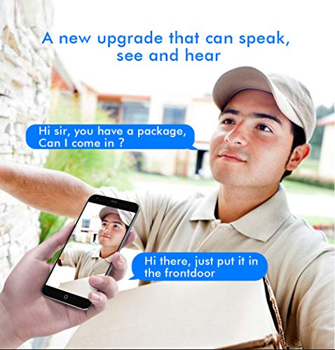 Smart Video Doorbell,Feefine IP Video Intercom WIFI Video door phone doorbell WIFI doorbell camera for apartments alarm wireless security camera - Thumbnail 2