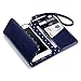 iPhone 7 Cover - Terrapin iPhone 7 Women's Case - Trifold Wallet Clutch Cover - Polka Dot Interior - Card Slots - Money Pocket - Wristlet - Navy Blue