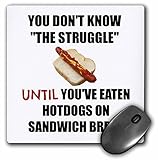 3D Rose"Dont Know Struggle Hot Dog Picture of Hot