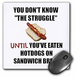3D Rose"Dont Know Struggle Hot Dog Picture of Hot