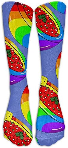 Swr3rt4t Unisex Pride Rainbow Flag Soft Winter Socks