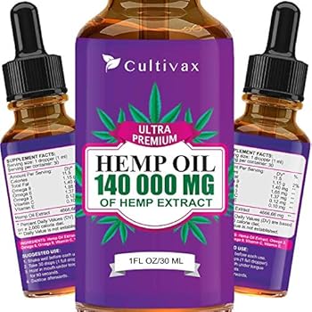 Hemp Oil 7 500mg for Pain Relief, Relaxation, Better Sleep, All Natural, Pure Extract, Vegan Friendly