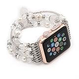 GBSELL Fashion Sports Black Stone Bracelet Strap Band For Apple Watch Series 2/1 42mm (A)