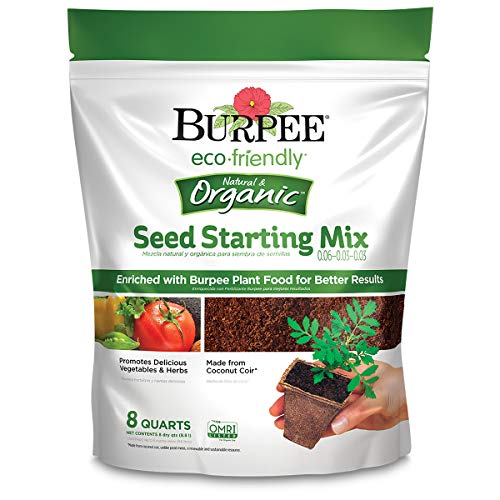 Burpee Eco Friendly 8 Qt Seed Starting Mix 0.06-0.03-0.03, Organic