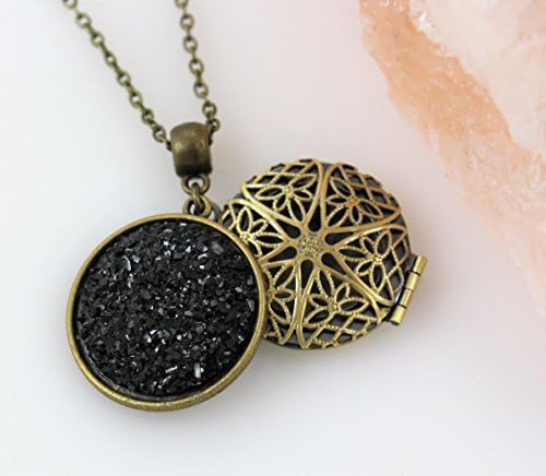 Druzy Essential Oil Diffuser Necklace