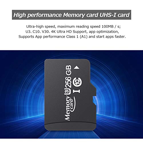 Sethjcsy Memory Card with Adapter U3, 4K, C10, Memory Card Read