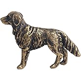 TEAMWILL Small Brass Metal Statue Ornament Animal Figurines Figurine House Decoration 1PC (Dog (1PC))