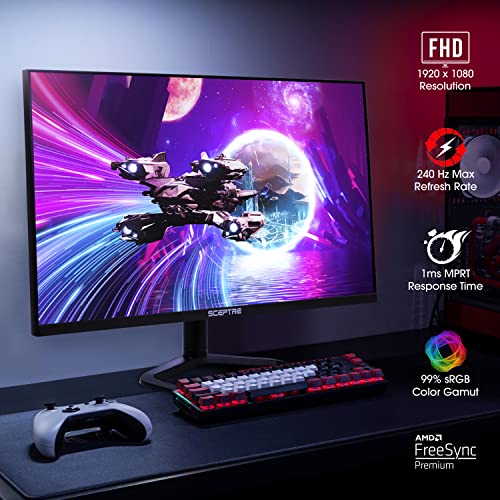 Sceptre 27 inch 240Hz 1080p Gaming Monitor AMD FreeSync Premium HDMI