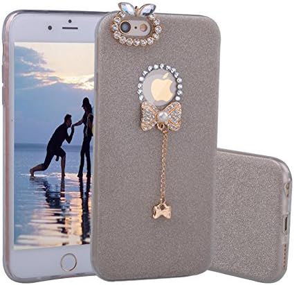 iPhone 6/6s Glitter Case, Bling Luxury Diamond Shiny Soft TPU Cover with [Sparkly Crystal] for iPhone6/6s (4.7 inch)-Champagne