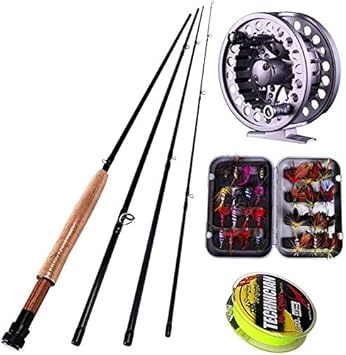 Amazon Hitsan Incorporation Sougayialng 8 86フィート 5 6 フライフィッシングロッドセット 2 7m フライロッドとフライリールコンボ 釣りルアーラインボックスセット 釣り竿タックル カラー ホワイト 長さ2 7m Hitsan Incorporation ロッド 竿