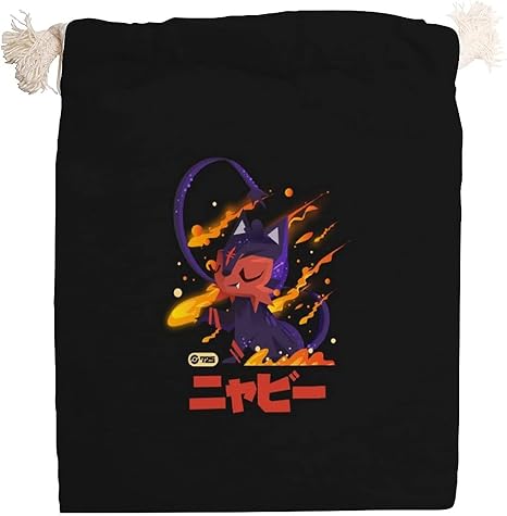 Amazon Co Jp ニャヒート ニャビー 巾着袋 中 給食袋 ギフトバッグ 小物入れ コップ袋 こども お弁当 ラッピング 保育園 Panmax 男の子 女の子 おしゃれ かわいい キャラクター お祭り グッズ ２０x２５cm ホーム キッチン