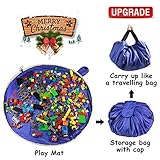 Lego Toy Storage Mat Bag by Drawstring Lego Mat Bag - Lego Brick Storage for Kids – Portable Lego Container Storage 60