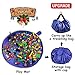 Lego Toy Storage Mat Bag by Drawstring Lego Mat Bag - Lego Brick Storage for Kids – Portable Lego Container Storage 60
