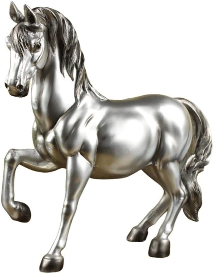 KQHSM Animal Child Piggy Bank Pony Model Adult Decoration Resin Simulation Horse Piggy Bank (Color : D)