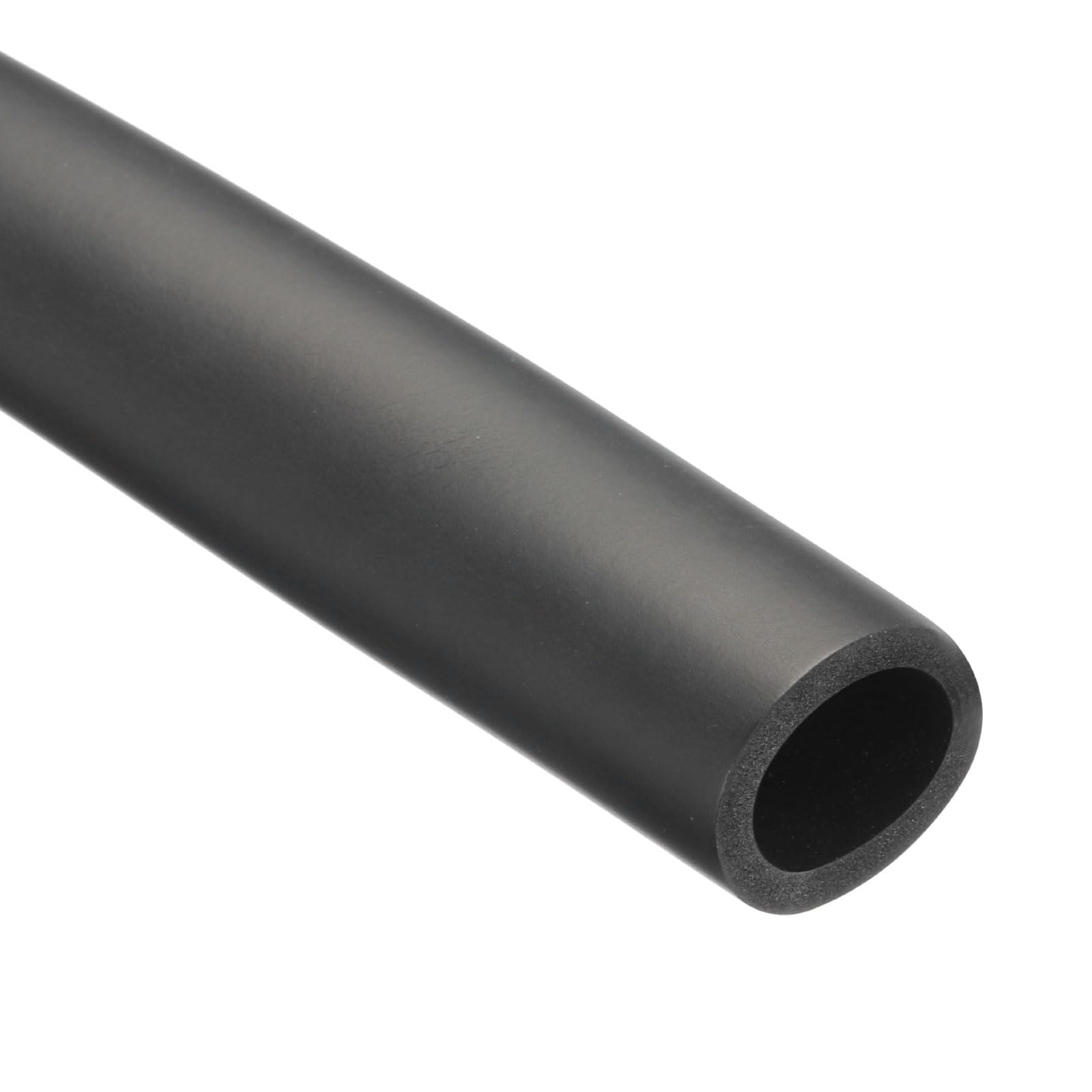 Rebower 28mm ID Pipe Insulation Tubing 5mm Thick Heat Preservation Foam Tube, [for Plumbing Freeze Protection Exercise Handle] - 38mm OD/3ft/Black