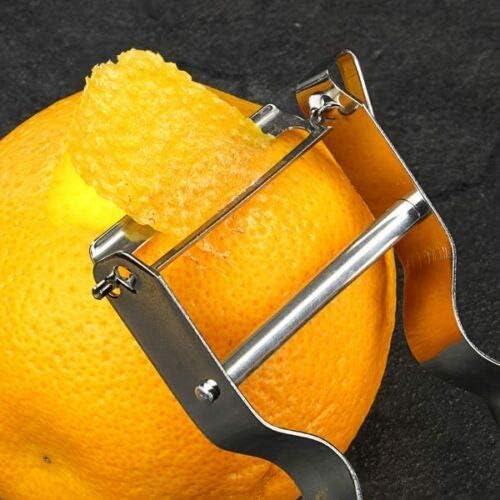 2X MIDHILL Stainless Steel French Potato Peeler - Easy Vegetable and Fruit Peeler, Silver - Image 4
