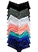 Women's 12-Pack Plus Size Lace Cheeky Panties/Boy Shorts(1x/2x) Multicolored