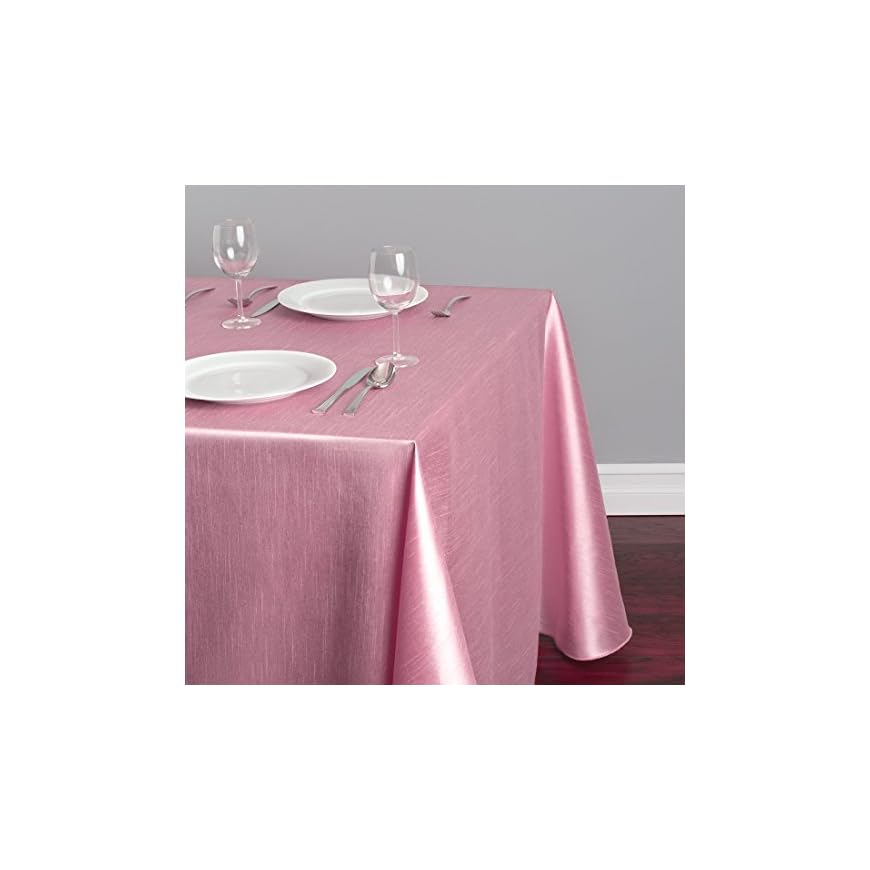 LinenTablecloth 90156270189 Rectangular Shantung Silk Tablecloth, 90 x