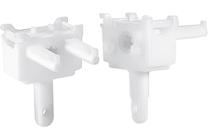 HYQEHRTYAZC 2 Pcs Vertical Blind Replacement Parts Vertical Blind Wand Control White Window Vertical Blind Curtain Repair Accessories