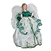 Kurt Adler UL 10-Light Angel Treetop Figurine, 12-Inch, Irish Tree Topper