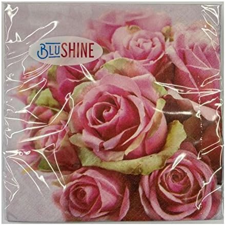 BluShine Floral Fancy Napkins
